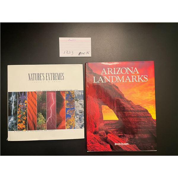 2 books - Nature's Extremes; Arizona Landmarks