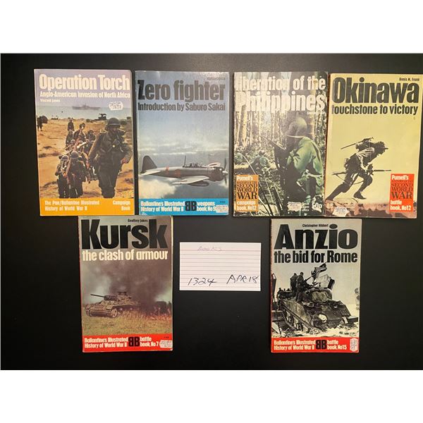 6 books - war themed