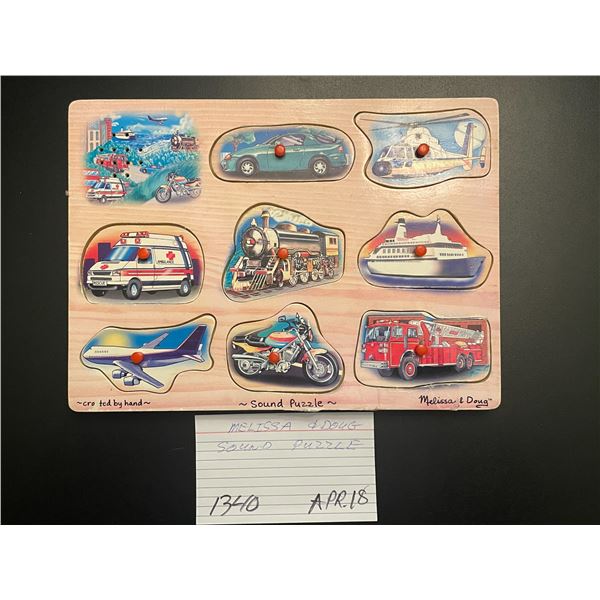 Melissa & Doug - sound puzzle