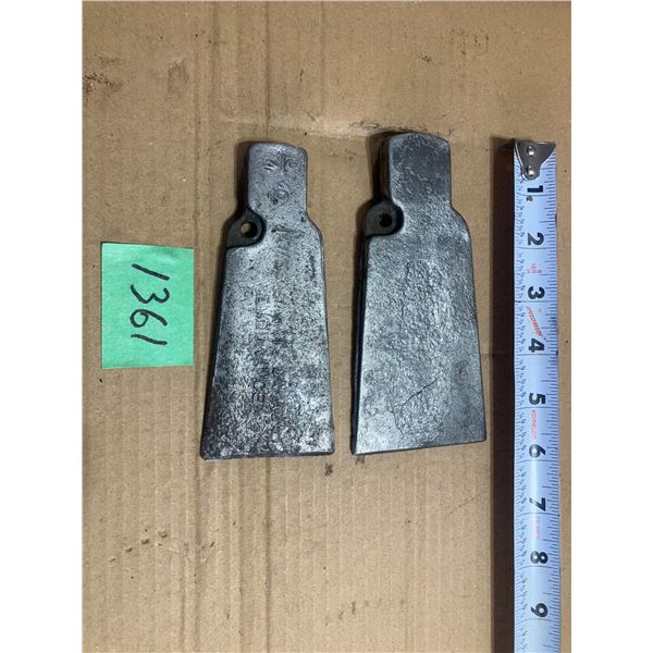 Antique Crosscut Saw Bucking Wedges