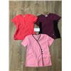 Image 1 : Medical apparel - 3 tops - small