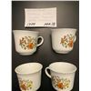 Image 1 : 4 - Vintage Corelle mugs - "Indian Summer" floral design