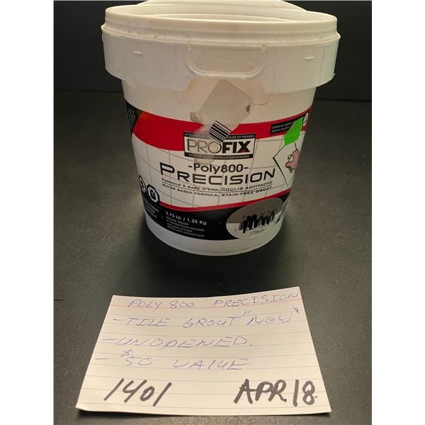 Poly 800 Precision tile grout - New - unopened - $50 value