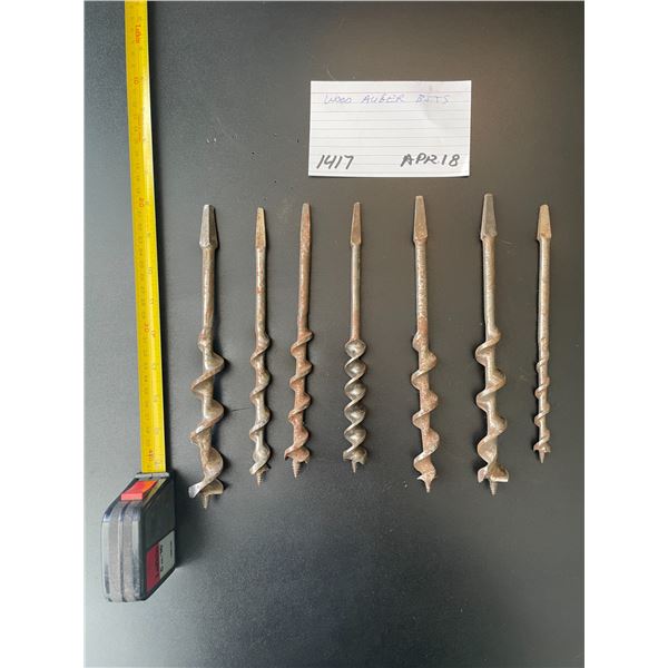 7 Wood auger bits