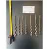 Image 1 : 7 Wood auger bits