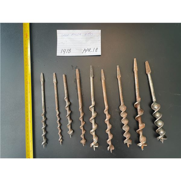 9 Wood auger bits