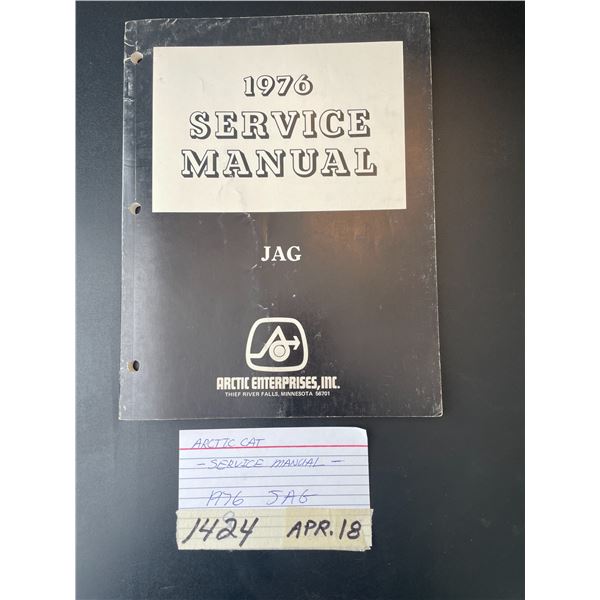 Arctic Cat - Service manual - 1976 Jag