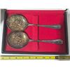 Image 2 : Sheffield decorative spoons- might be silver - not marked