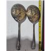 Image 3 : Sheffield decorative spoons- might be silver - not marked