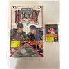 Image 1 : Sealed box of 1991-92 upper deck hockey cards english edition and collectors edition team canada hoc
