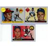 Image 1 : (3) 1955 Topps Baseball Cards. (Poor Condition)