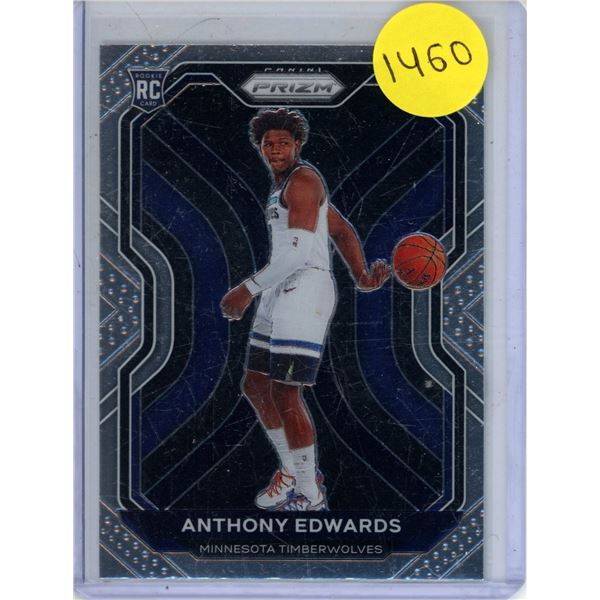 2020-21 Panini - Anthony Edwards - Panini Prizm Rookie Cards No. 258.