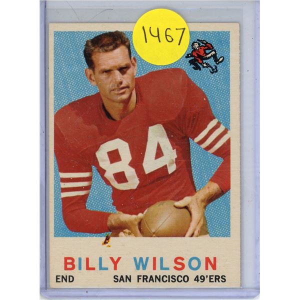 1959 Topps Billy Wilson 148.