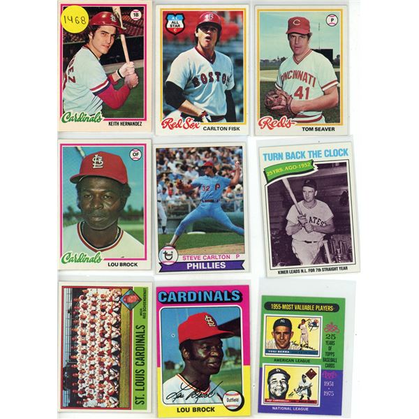 (15) 1970's Star Baseball Cards.