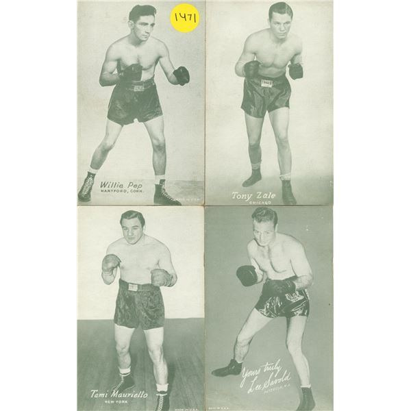 (8) 1947-1966 Exhibit Boxing Cards.