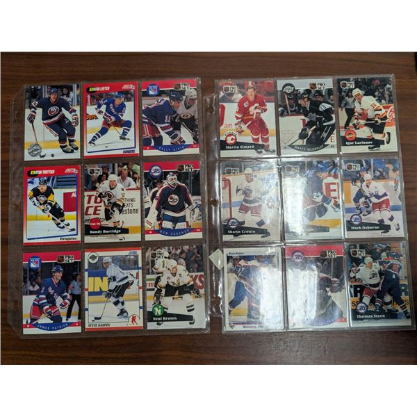 Lot of Vintage PRO SET/ SCORE 91 NHL Hockey cards 1990s