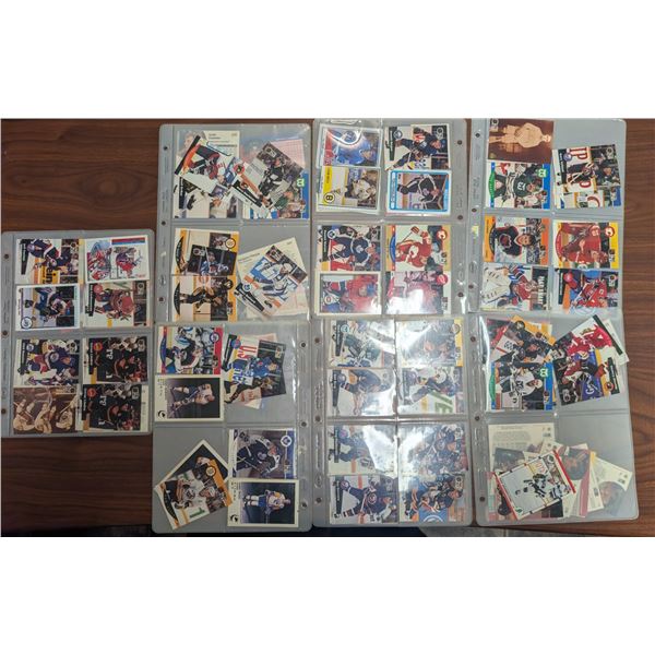(6) Sheets of Vintage PRO SET/ SCORE 91 NHL Hockey cards 1990s
