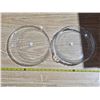 Image 1 : 2 pyrex pie plates- 1 deep dish and 9.5" crimped edge pie plate