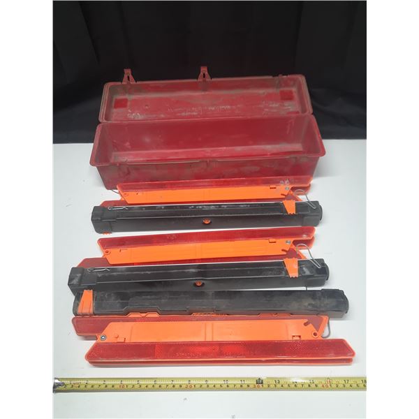 Emergency Warning Triangle Flare Kit.