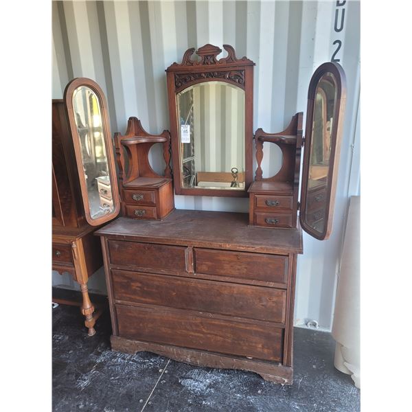 Antique Vanity Dresser SC3 C