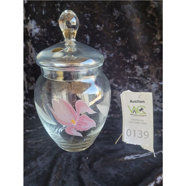 Bohhemia Crystal Lidded Jar SC1 Cat A