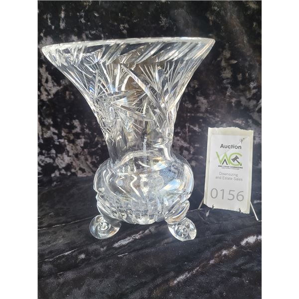 Footed Crystal Vase SC1 Cat A