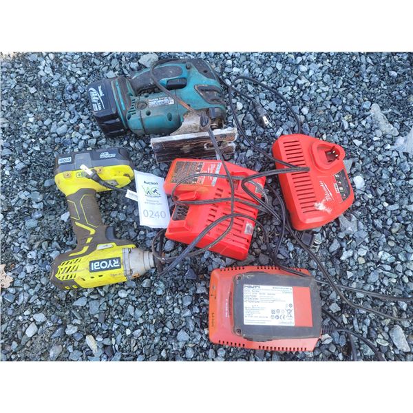 Cordless Tools & Chargers O Cat B
