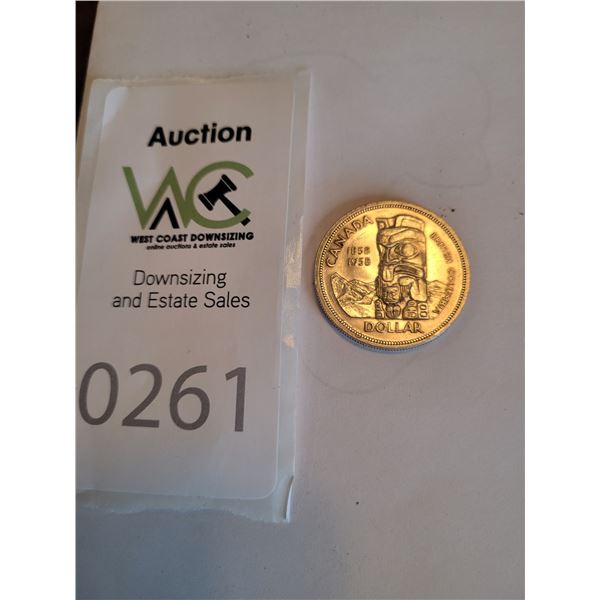 1958 Canadian Dollar SC1 Cat A