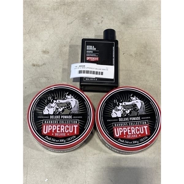 LOT OF 2  NEW UPPERCUT DELUXE 300G 50 DOLLARS RETAIL  AND UPPERCUT DELUXE DETOX AND DEGREASER SHAMPO