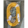 Image 1 : INDOOR/OUTDOOR 3 WIRE GROUNDED HEAVY DUTY 14 AWG APROX 50 FT YELLOW EXTENSION CORD