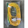 Image 2 : INDOOR/OUTDOOR 3 WIRE GROUNDED HEAVY DUTY 14 AWG APROX 50 FT YELLOW EXTENSION CORD