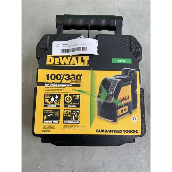 NEW DEWALT SELF-LEVELING LASER LINE