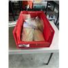Image 1 : 25PKS 6INCH SKYWIDE CABLE TIES W/ RED PARTS BIN - 2500 TOTAL