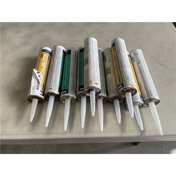 LOT  OF TREMCO ACOUSTICAL AND TREMPRO JS-773 SEALANT