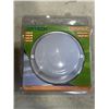 Image 2 : 10 NEW ORTECH LED FLUSHMOUNT 3000K GREY INCANDESCENT LAMP REPLACEMENT, INDOOR OUTDOOR
