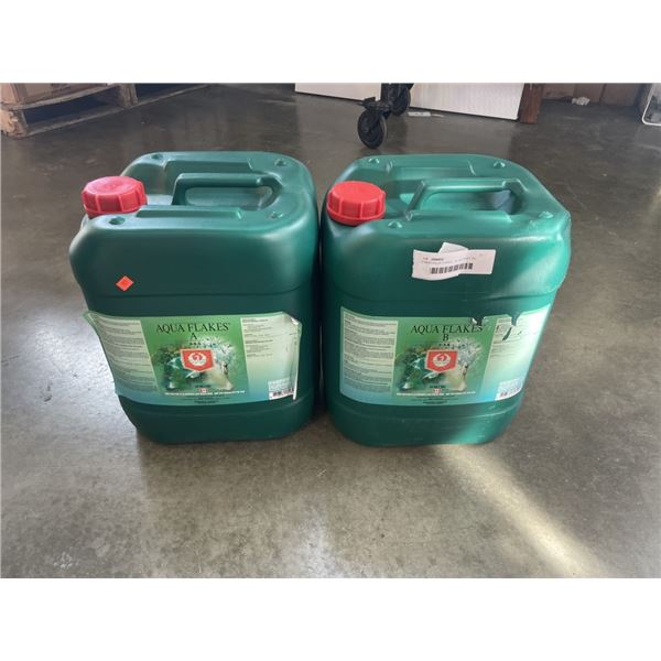 2 NEW AQUA FLAKES   A + B 2 PART 20L PLANT GROWTH FORMULA