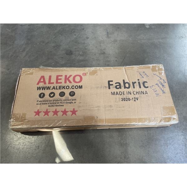 NEW ALEKO 13 X 10FT GREEN AND WHITE AWNING FABRIC REPLACEMENT