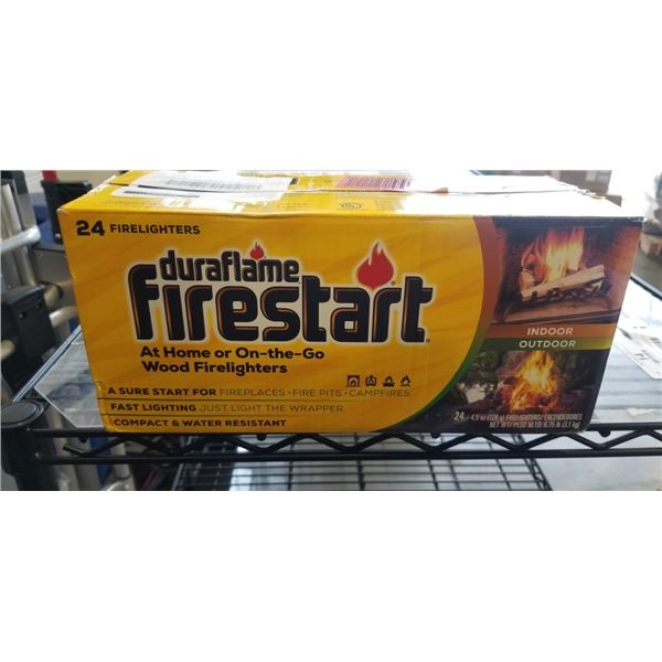 NEW CASE OF DURAFLAME FIRELIGHTERS 24 FIRE STARTER