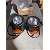 Image 1 : 2 NEW FORKLIFT / SNOWPLOW HEADLIGHT / SIGNAL LIGHTS
