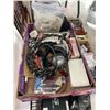 Image 2 : 4 TRAYS OF ASSORTED MISC HOUSEHOLD AND ELECTRONICS
