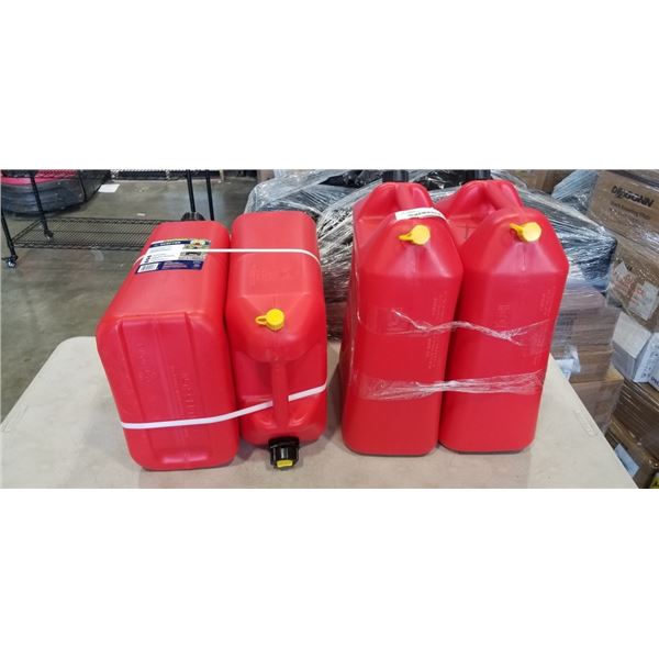 4 NEW JERRY CANS