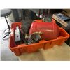Image 2 : ASSORTED VEHICLE HITCH AND RECEIVERS, AIR TANK, WHEEL CHOCKS ETC