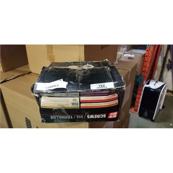 CASE OF 10 x 1-1/2 WOOD SCREWS