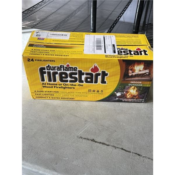 NEW CASE OF DURAFLAME FIRELIGHTERS 24 FIRE STARTER