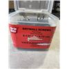Image 4 : NEW CASE OF 2-1/4 DRY WALL SCREWS - 6 TUBS OF 500, 3000 TOTAL