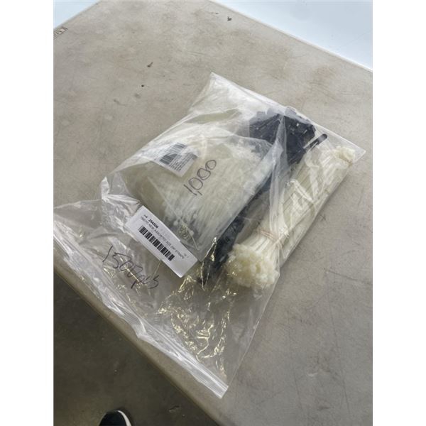 1500 PC NEW ASSORTED SIZE ZAP STRAPS