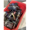 Image 3 : BIN OF ASSORTED POWER TOOLS