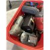 Image 4 : BIN OF ASSORTED POWER TOOLS