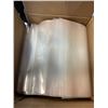 Image 1 : CASE OF NEW 14X27 CLEAR POLY FOOD GRADE BAGS, 2.5 MIL, 500PC