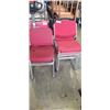 Image 1 : SET OF 10 STACKING CHAIRS